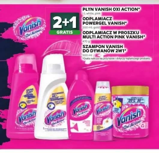 Odplamiacz Powergel Vanish +3 warianty