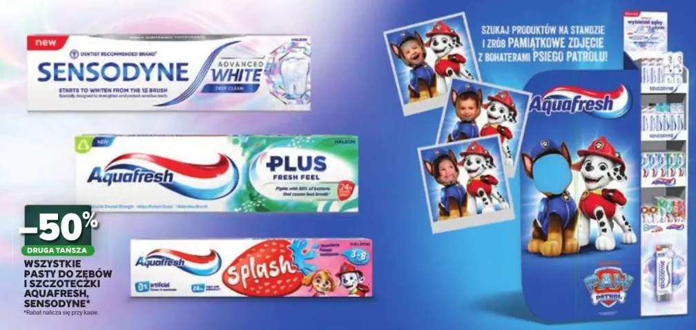 Pasta do zębów Aquafresh Plus Fresh Feel +2 warianty