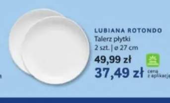 Talerz płytki Lubiana Rotondo 2-pak ø 27 cm