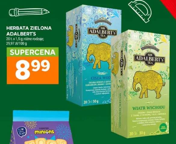 Herbata zielona Adalbert's Cisza Wód +1 wariant