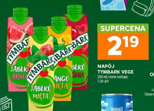 Napój Tymbark Vege jabłko arbuz +3 warianty