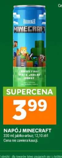 Napój Minecraft jabłko-arbuz