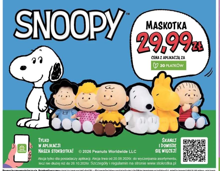 Maskotka Snoopy