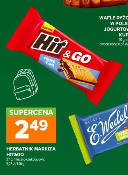 Herbatnik markiza Hit & Go mleczno-czekoladowy