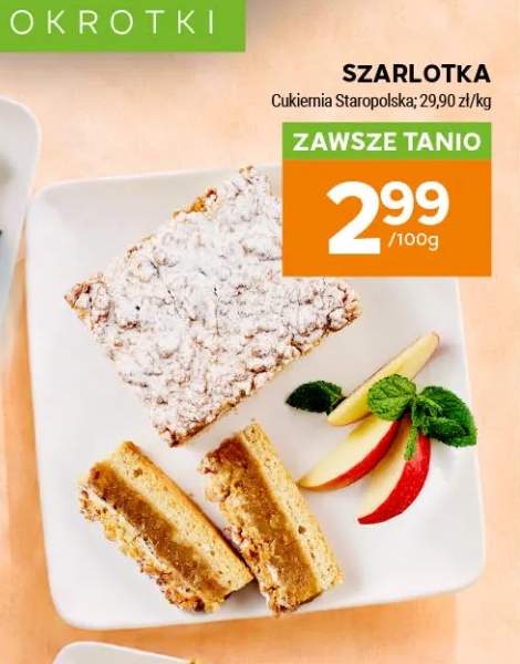 Szarlotka Cukiernia Staropolska