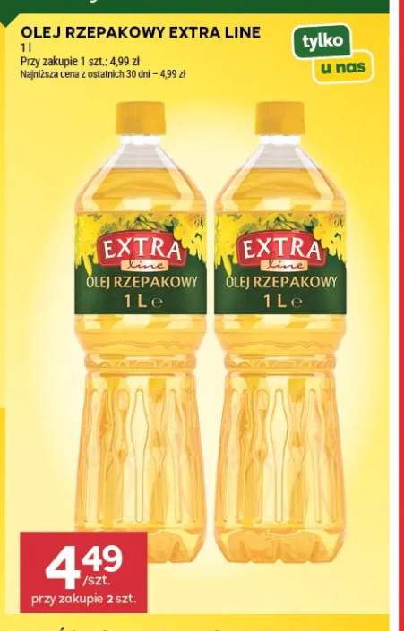 Olej rzepakowy Extra Line