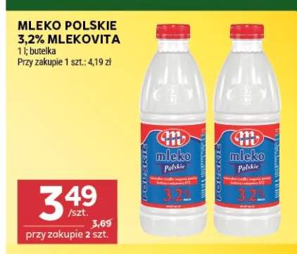 Mleko polskie Mlekovita 3,2%