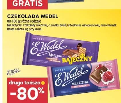 Czekolada E.Wedel truskawkowa +1 wariant
