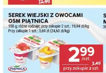 Serek wiejski z owocami OSM Piątnica