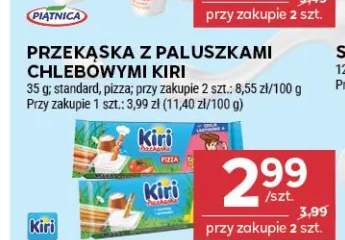 Przekąska z paluszkami chlebowymi standard Kiri +1 wariant