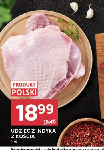 Udziec z indyka z kością