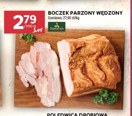 Boczek parzony wędzony Gustavus