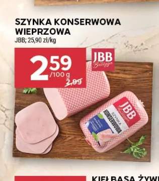 Szynka konserwowa wieprzowa JBB