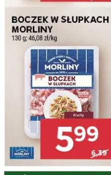 Boczek w słupkach Morliny