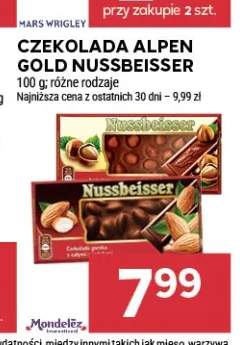 Czekolada Alpen Gold Nussbeisser