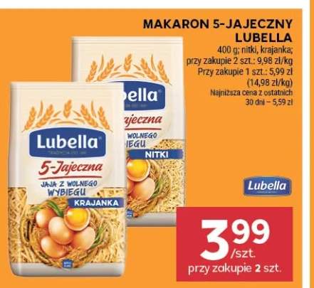 Makaron 5-jajeczny nitki Lubella +1 wariant