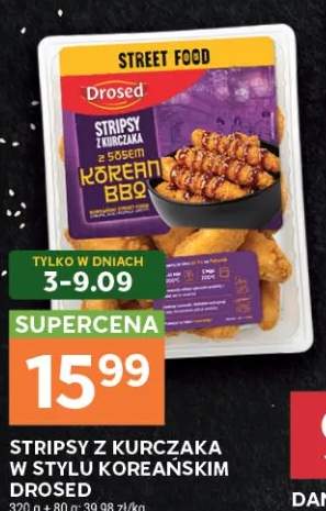 Stripsy z kurczaka w stylu koreańskim Drosed