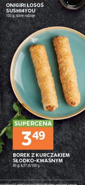 Borek z kurczakiem słodko-kwaśnym