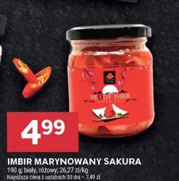 Imbir marynowany Sakura biały +1 wariant