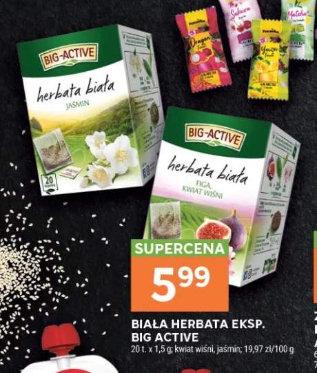Biała herbata ekspresowa jaśmin Big-Active +1 wariant