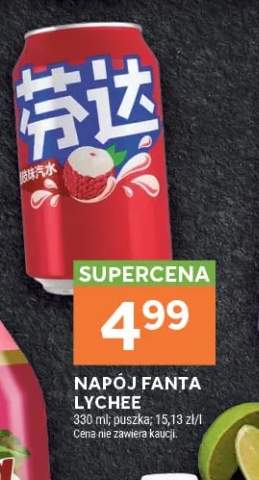 Napój gazowany Fanta Lychee