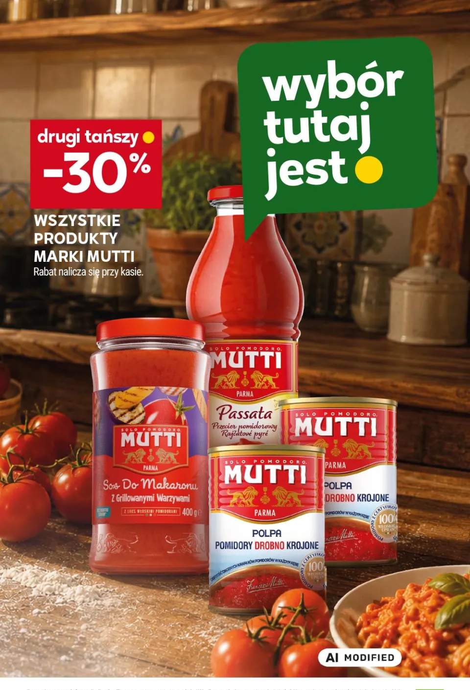 Sos do makaronu z grillowanymi warzywami Mutti +3 warianty