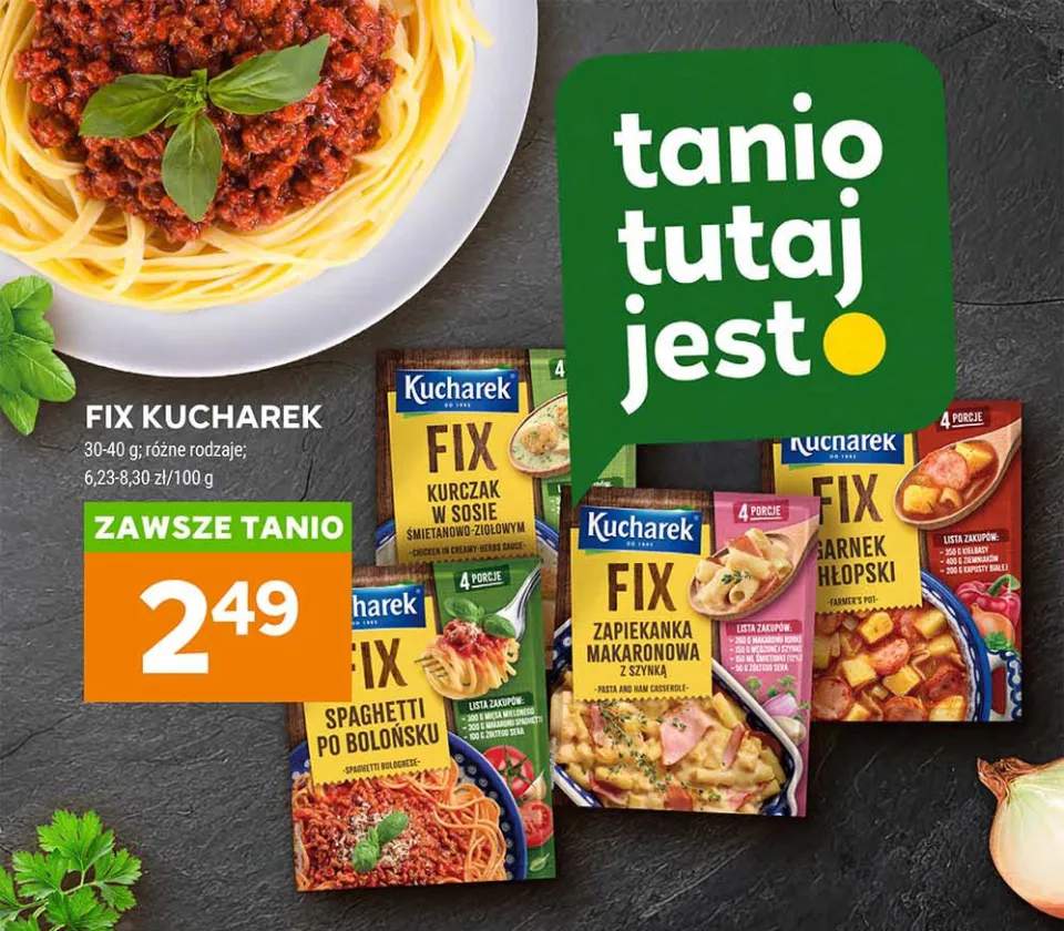 Fix kurczak w sosie śmietanowo-ziołowym Kucharek +3 warianty