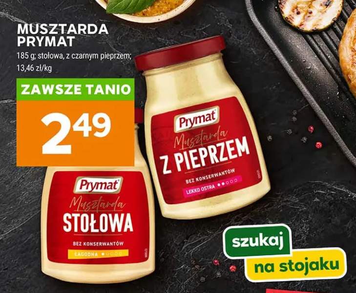 Musztarda stołowa Prymat +1 wariant