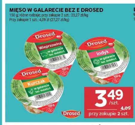 Mięso w galarecie bez E wieprzowina Drosed +2 warianty