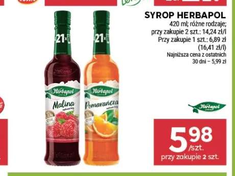 Syrop Herbapol malina +1 wariant