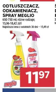 Odtłuszczacz spray Meglio +1 wariant