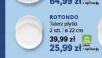 Talerz płytki Rotondo Lubiana 22 cm 2-pak