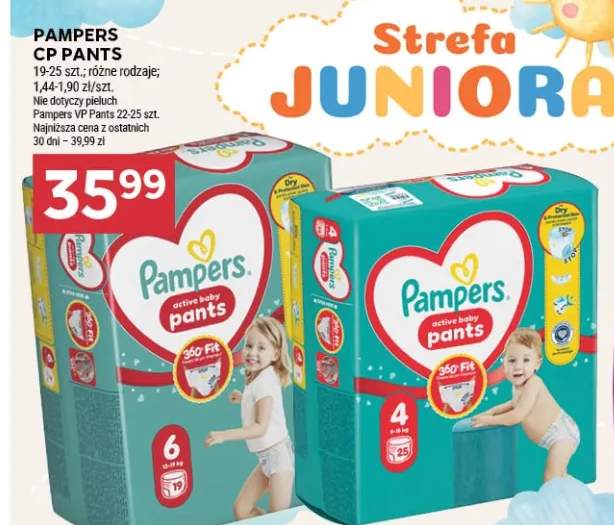 Pieluchomajtki Pampers CP Pants