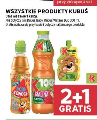 Produkty Kubuś +3 warianty