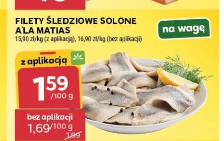 Filety śledziowe solone a'la Matias