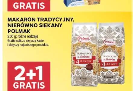 Makaron tradycyjny nierówno siekany 4-jajeczny Polmak +1 wariant