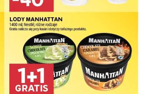 Lody Manhattan Chocolate Caramel +1 wariant