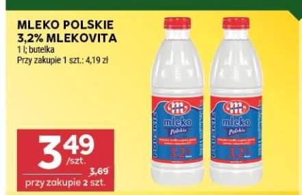 Mleko polskie Mlekovita 3,2%
