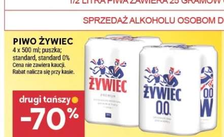 Piwo Żywiec 4-pak +1 wariant