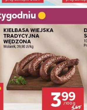 Kiełbasa wiejska tradycyjna wędzona Wolarek