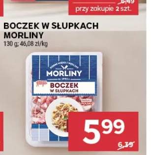 Boczek w słupkach Morliny