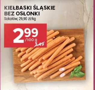 Kiełbaski śląskie bez osłonki Sokołów