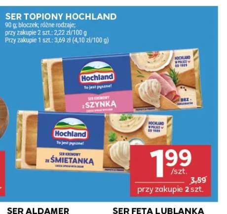 Ser topiony Hochland