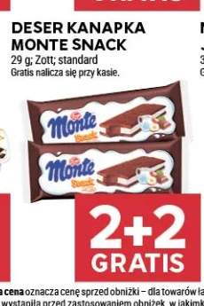 Deser kanapka Monte Snack standard Zott