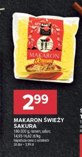 Makaron świeży ramen Sakura +1 wariant