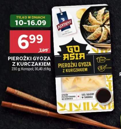 Pierożki gyoza z kurczakiem Konspol