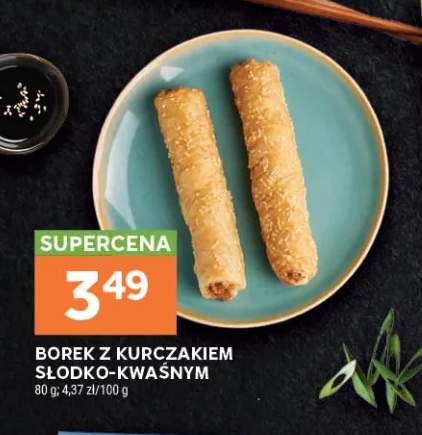 Borek z kurczakiem słodko-kwaśnym