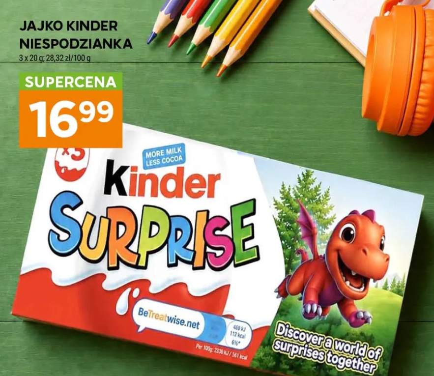 Jajko Kinder Niespodzianka 3-pak
