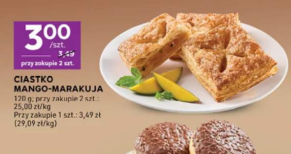 Ciastko mango-marakuja