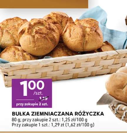 Bułka ziemniaczana różyczka